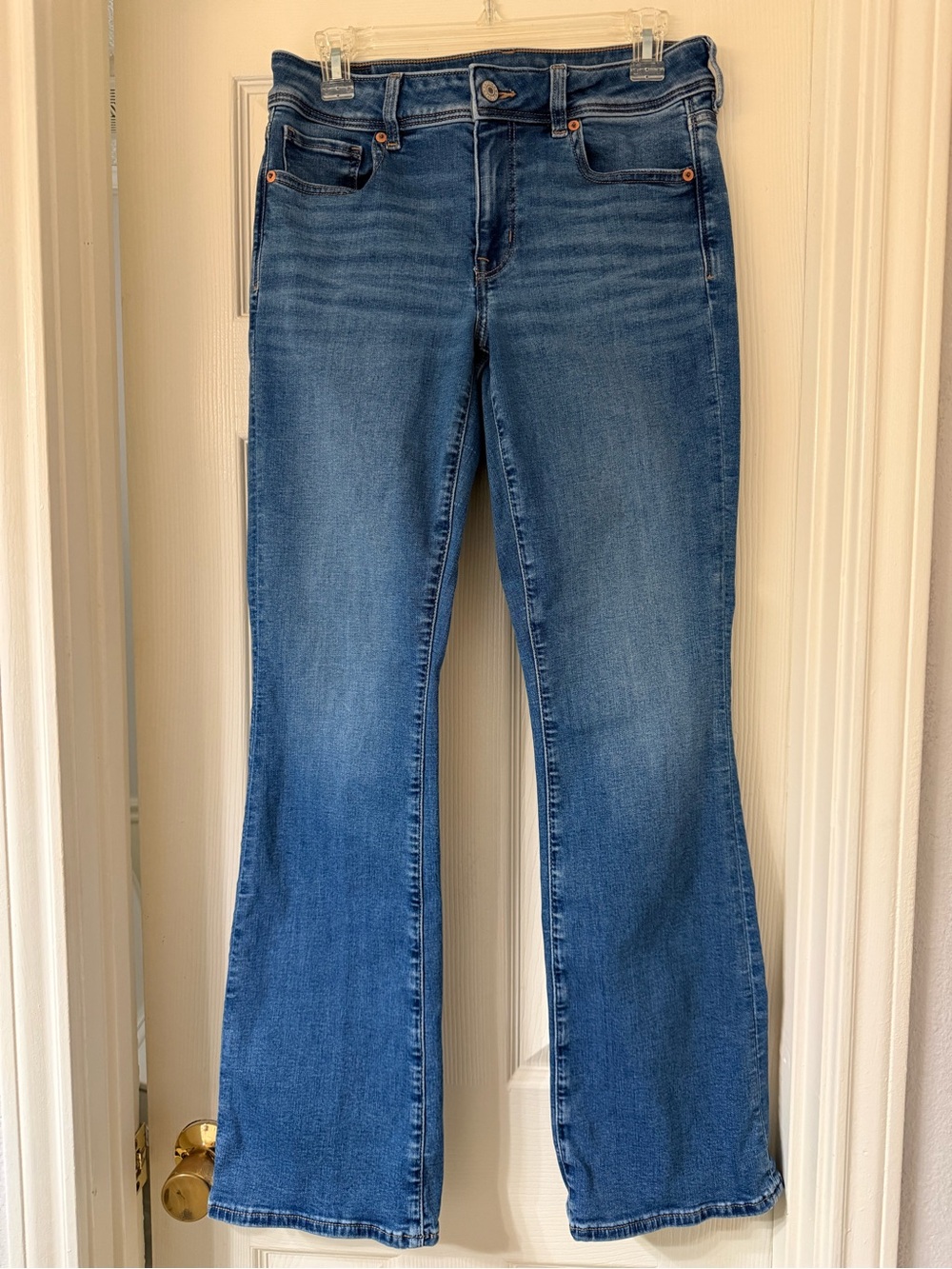 American Eagle Outfitters Mid Blue Flare Jeans